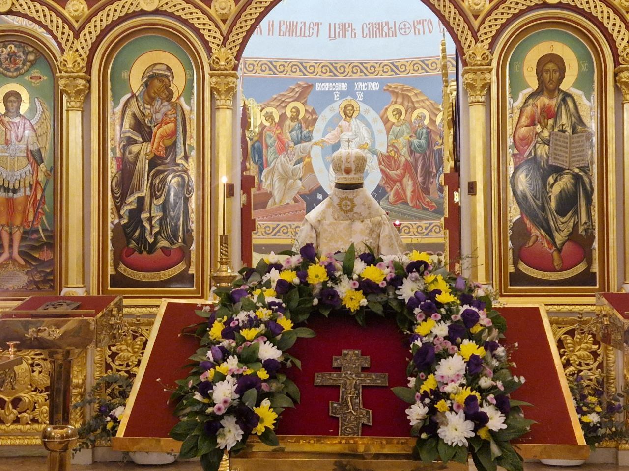 Архипастырское богослужение в Крестовоздвиженском храме города Еревана