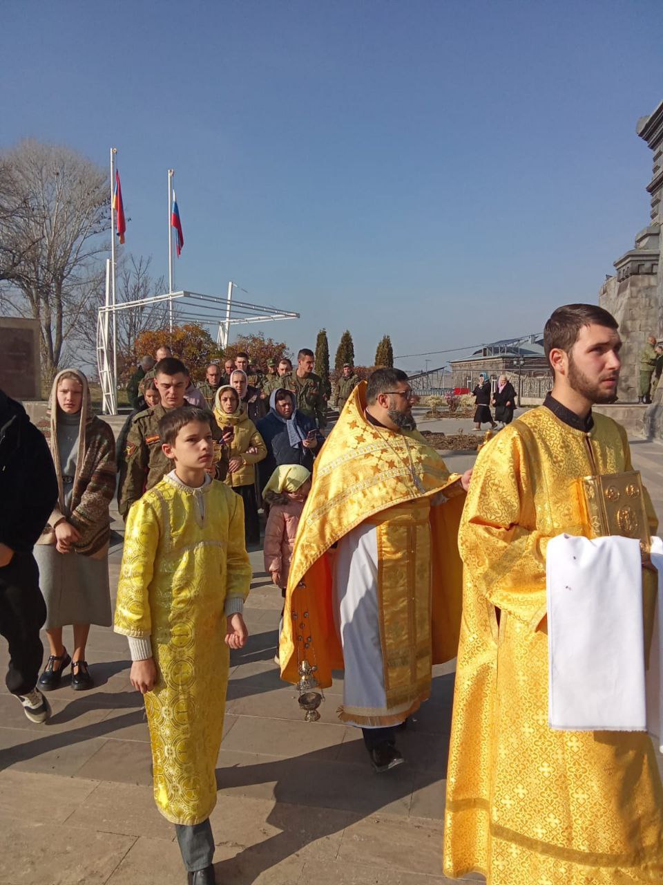 Празднование Собора Архистратига Божия Михаила и прочих Небесных Сил бесплотных в храмах Ереванско-Армянской епархии.