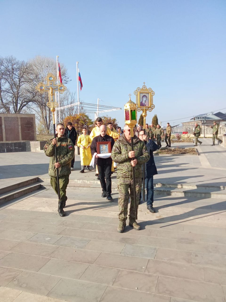 Празднование Собора Архистратига Божия Михаила и прочих Небесных Сил бесплотных в храмах Ереванско-Армянской епархии.