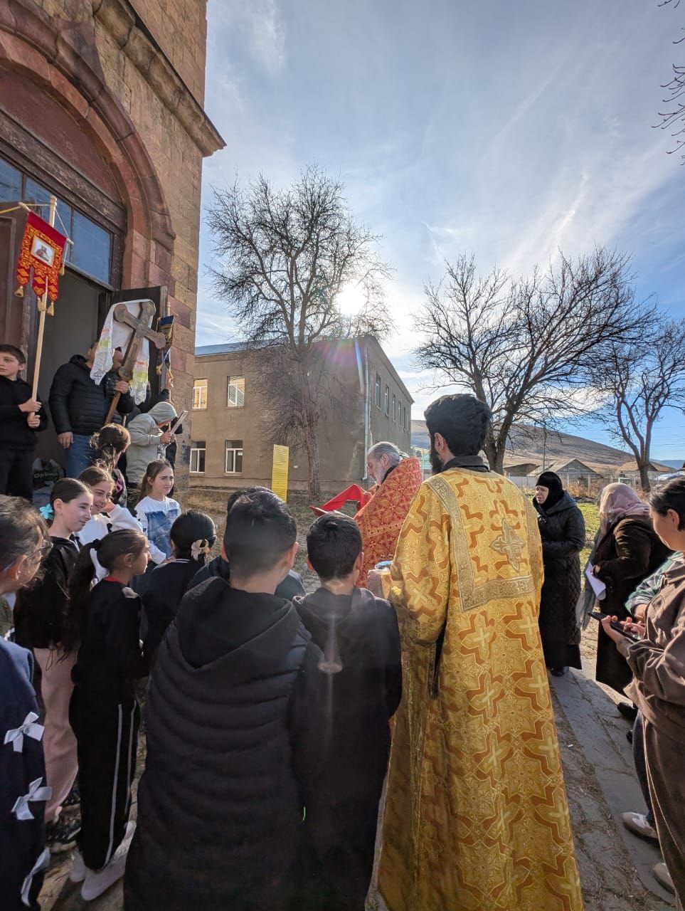 Празднование Собора Архистратига Божия Михаила и прочих Небесных Сил бесплотных в храмах Ереванско-Армянской епархии.