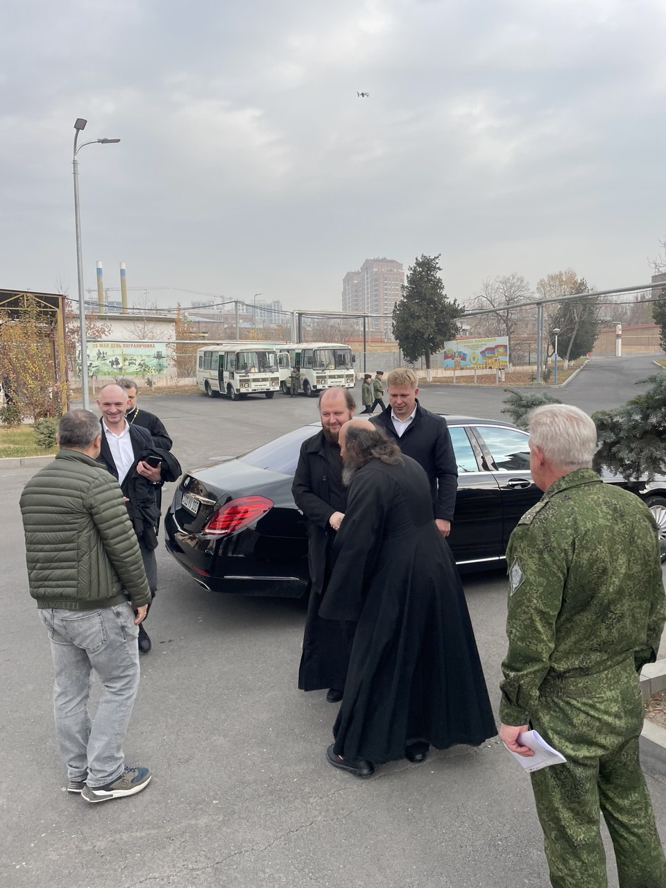 Освящение часовни великомученика Георгия на территории Пограничного управления ФСБ России в Республике Армения