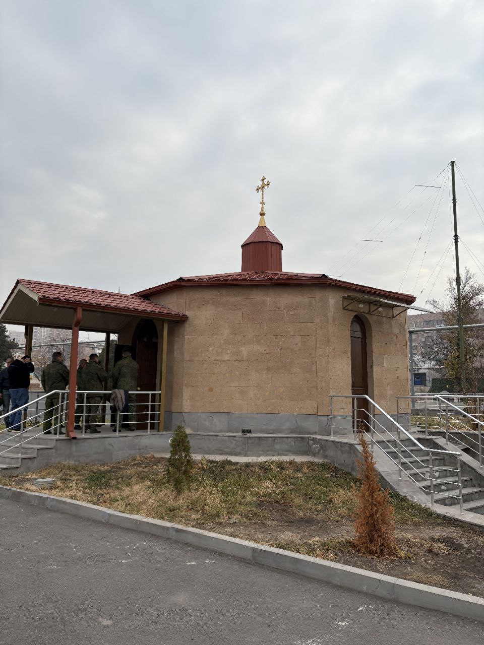 Освящение часовни великомученика Георгия на территории Пограничного управления ФСБ России в Республике Армения