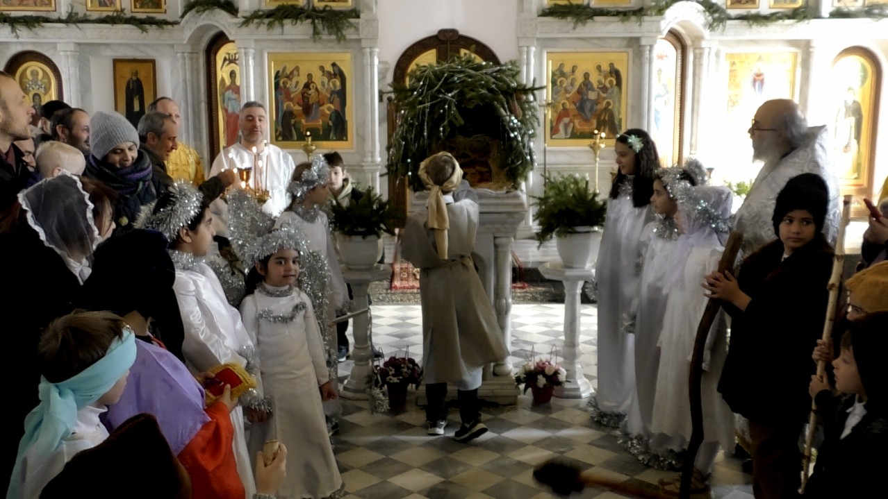 В рамках республиканского этапа Международных Рождественских чтений cостоялось выступление воспитанников воскресной школы Покровского храма